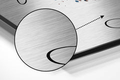 Brushed Aluminium Dibond Wall Art