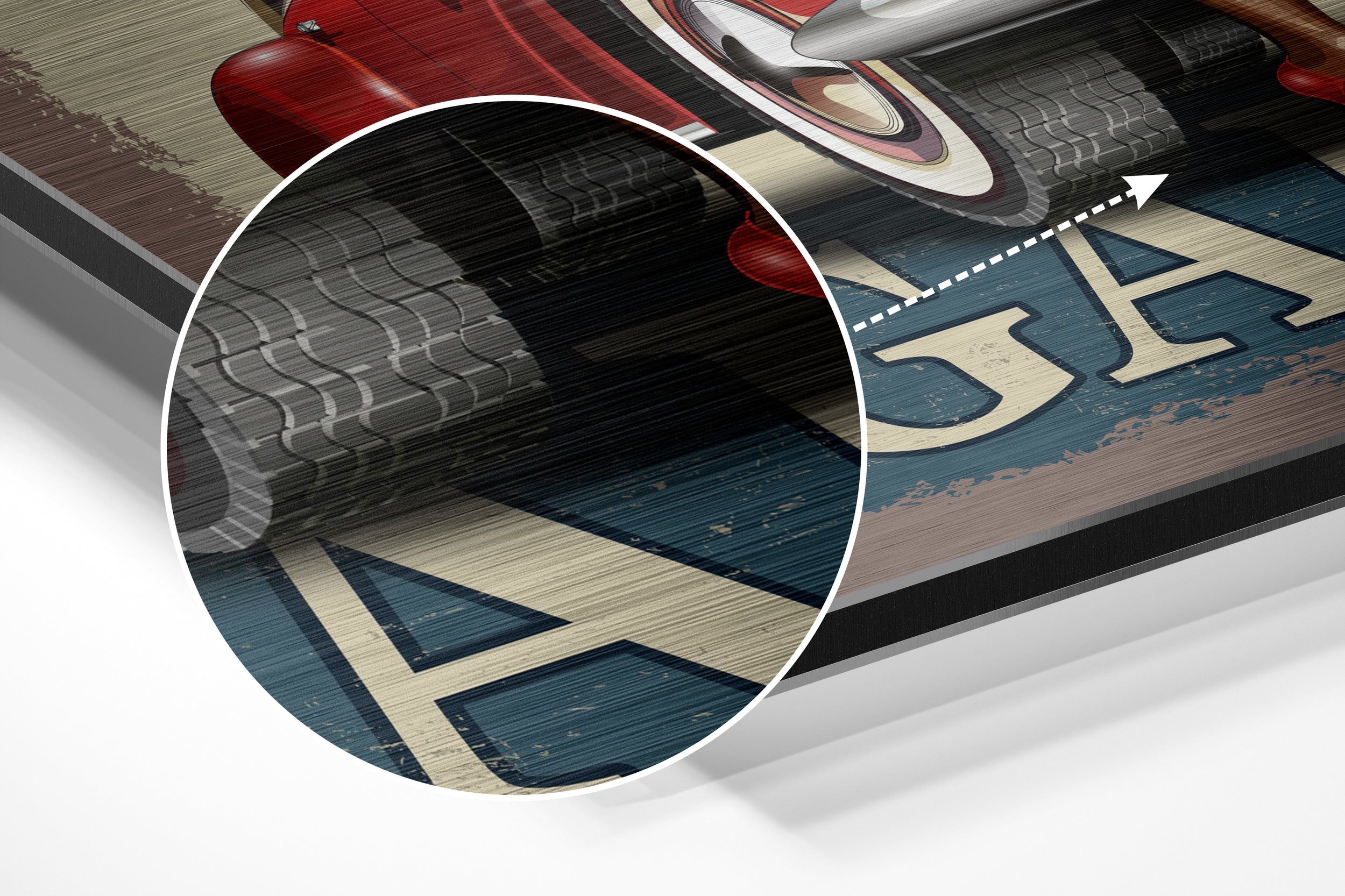 Brushed Aluminium Dibond Wall Art