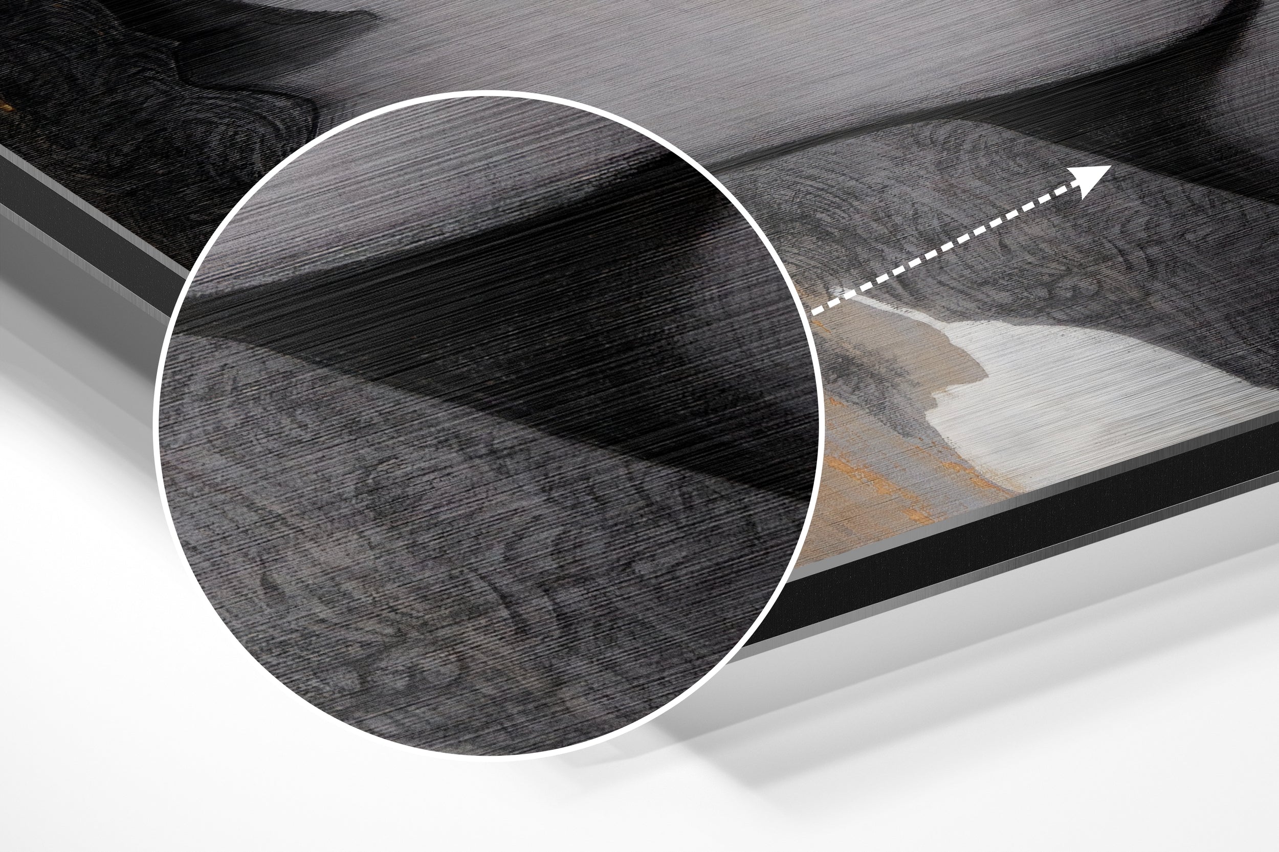 Brushed Aluminium Dibond Wall Art