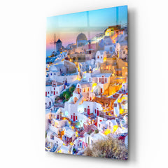 Greece Glas Wall Art