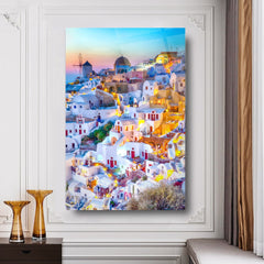 Greece Glas Wall Art