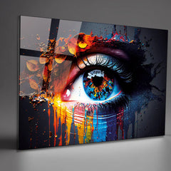 Azure Eye Glass Wall Art