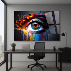 Azure Eye Glass Wall Art