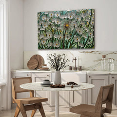 Daisies Glass Wall Art