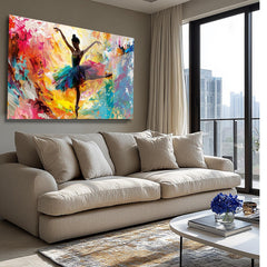 Ballerina Glass Wall Art