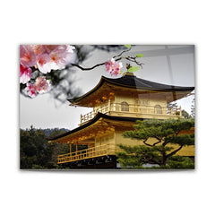 Kinkaku-ji  Glass Wall Art