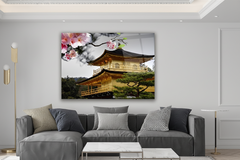 Kinkaku-ji  Glass Wall Art