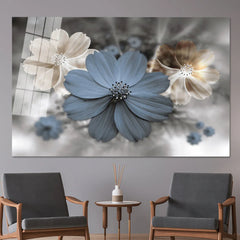 Flower Glass Wall Art