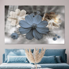Flower Glass Wall Art