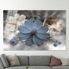 Flower Glass Wall Art
