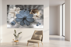 Flower Glass Wall Art