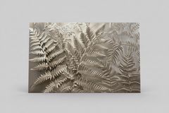 Leafy Plant Glass Wall Art
