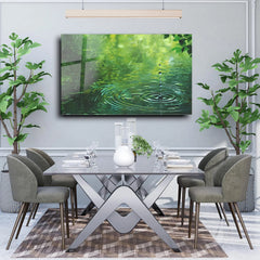 Water Drop Glass Wall Art