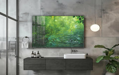Water Drop Glass Wall Art