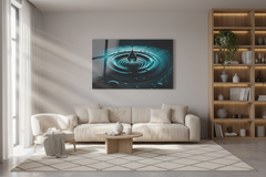 Water Drop Glass Wall Art