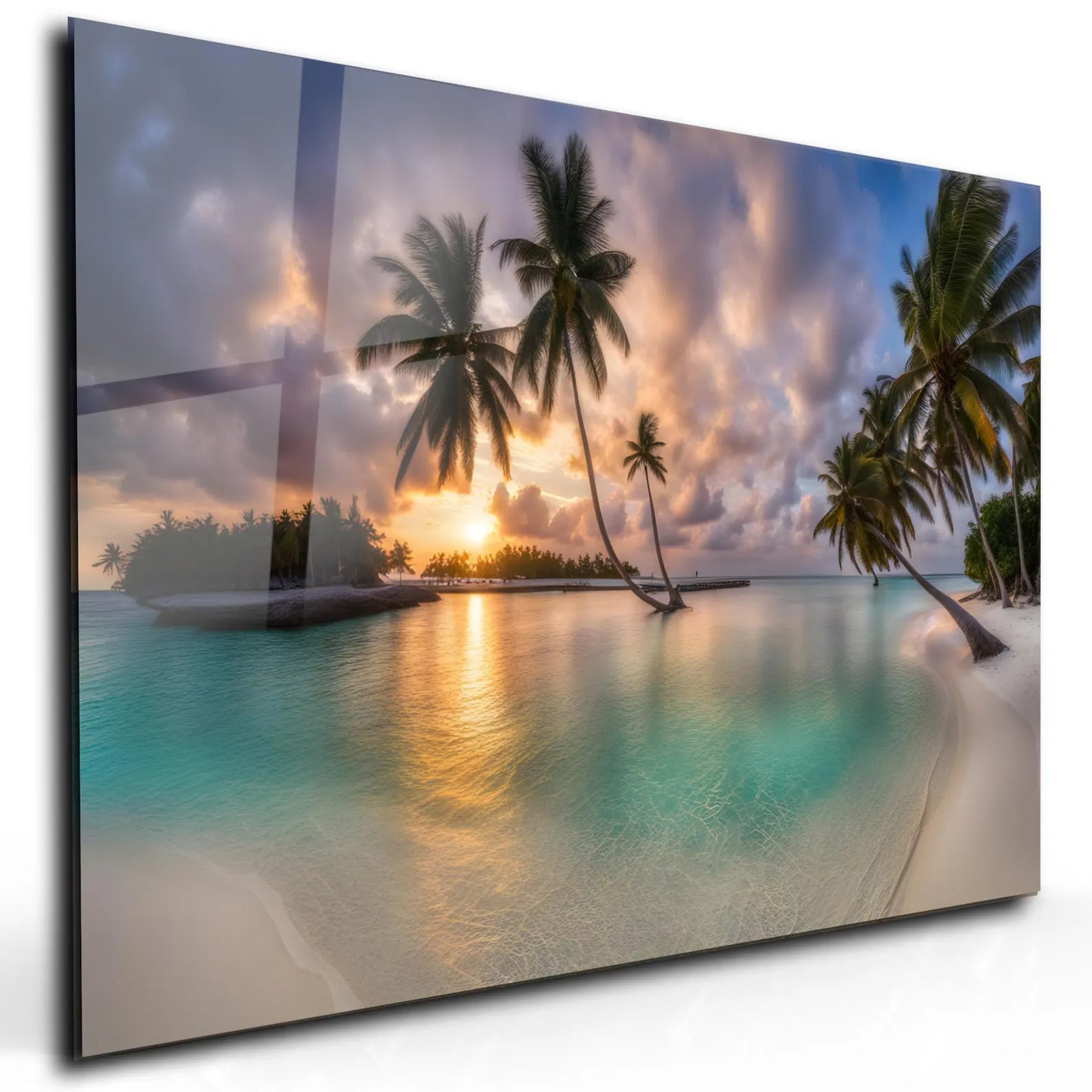 Sunset Glass Wall Art
