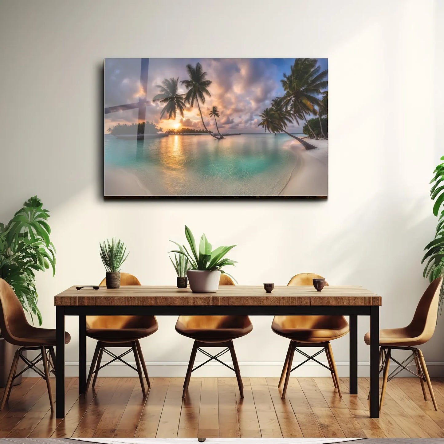 Sunset Glass Wall Art