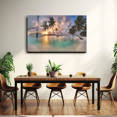 Sunset Glass Wall Art