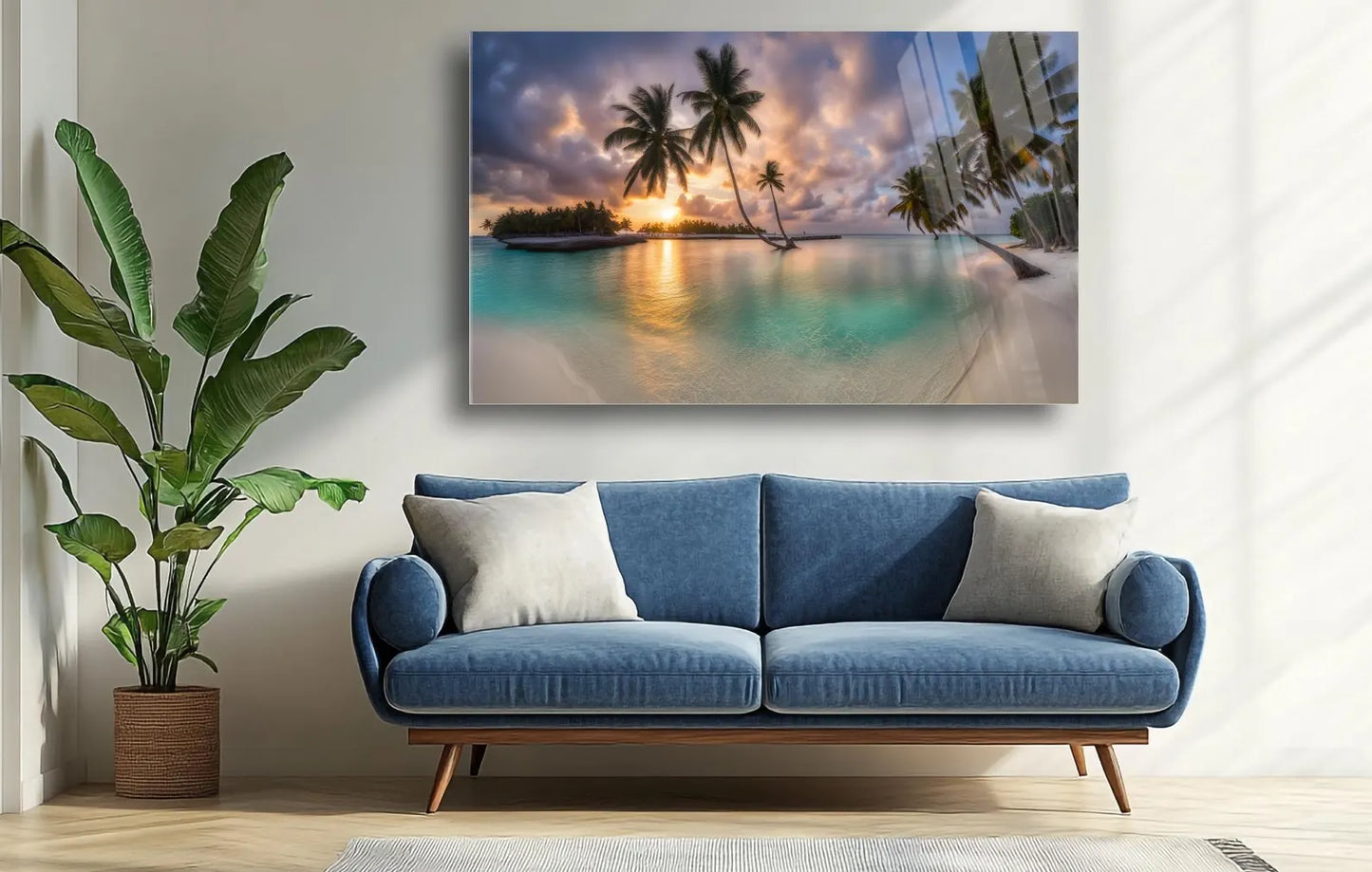 Sunset Glass Wall Art