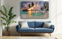 Sunset Glass Wall Art