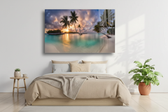Sunset Glass Wall Art