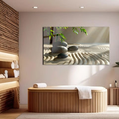 Zen Garden Glass Wall Art