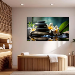 Zen Stones Glass Wall Art