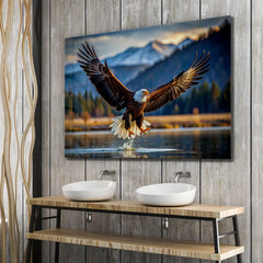 Eagle Glass Wall Art