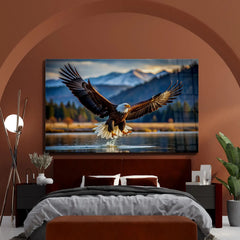 Eagle Glass Wall Art