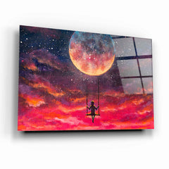 Freedom Glass Wall Art