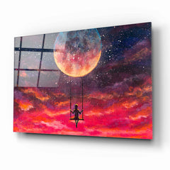 Freedom Glass Wall Art