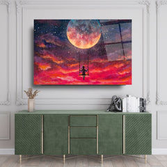 Freedom Glass Wall Art