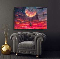 Freedom Glass Wall Art